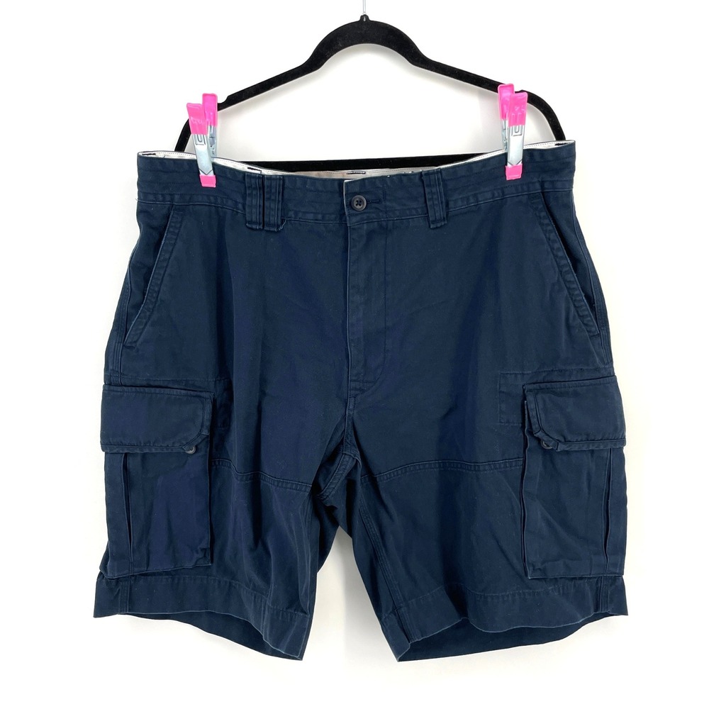 Polo Ralph Lauren Classic Chino Cargo Shorts Mens 40 Navy Blue Cotton Gorpcore